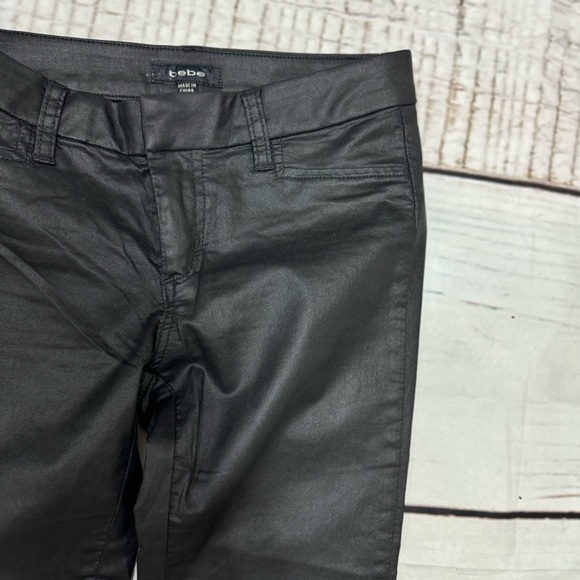 BEBE Black stretchy women’s skinny pants size 25 - Picture 6 of 16